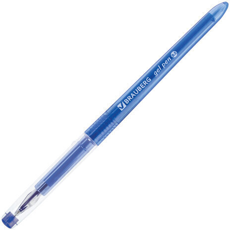 Ручки гелевые BRAUBERG DIAMOND, НАБОР 12 ЦВЕТОВ, узел 0,5 мм, линия письма 0,25 мм, 143377