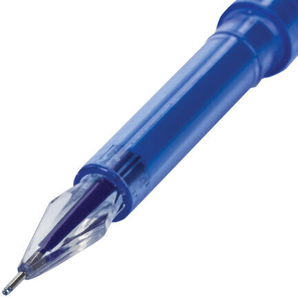 Ручки гелевые BRAUBERG DIAMOND, НАБОР 12 ЦВЕТОВ, узел 0,5 мм, линия письма 0,25 мм, 143377