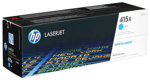 Картридж лазерный HP (W2031X) Color LaserJet M454dn/M479dw и др, №415X, голубой, оригинальный, ресурс 6000 страниц