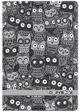 Тетрадь ЕВРО А5 40 л. BRUNO VISCONTI сшивка, клетка, Soft Touch, бежевая бумага 70 г/м2, "OWLES", 7-40-001/55