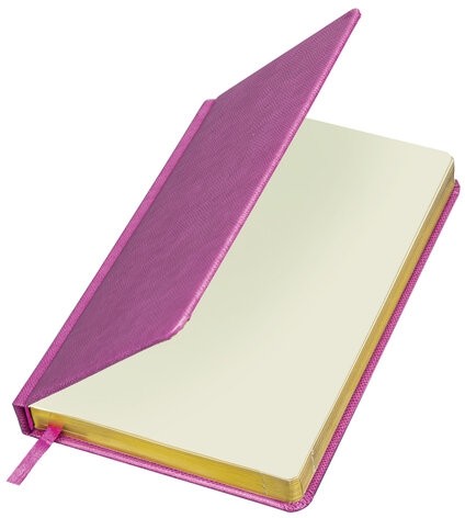 Ежедневник недатированный А5 138х213 мм BRAUBERG "Iguana", под кожу, 160 л., розовый, 114456