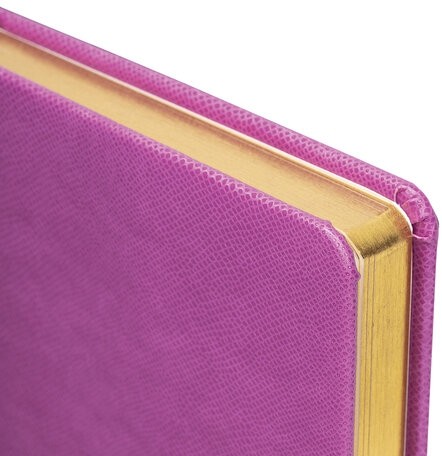 Ежедневник недатированный А5 138х213 мм BRAUBERG "Iguana", под кожу, 160 л., розовый, 114456