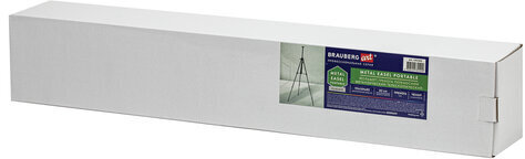 Мольберт-тренога металлический переносной, телескопический, 93х184х83 см, чехол, BRAUBERG ART, 192265