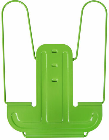 Подставка для книг и учебников BRAUBERG LINE+, металлическая, зеленая, европодвес, 238072