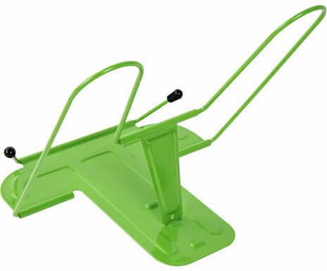 Подставка для книг и учебников BRAUBERG LINE+, металлическая, зеленая, европодвес, 238072