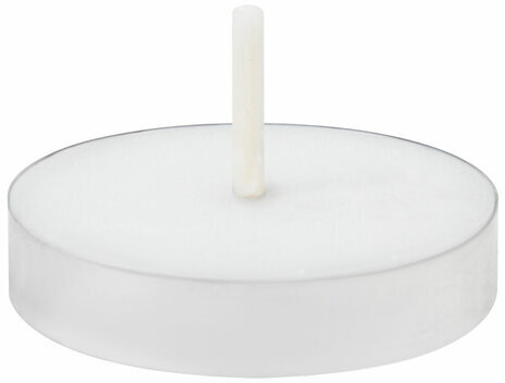 Свечи чайные Standard, до 3,5 часов горения, вес 8,5 г, КОМПЛЕКТ 50 шт., в гильзе, LAIMA, 609197