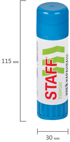 Клей-карандаш STAFF "EVERYDAY", 36 г, 220376