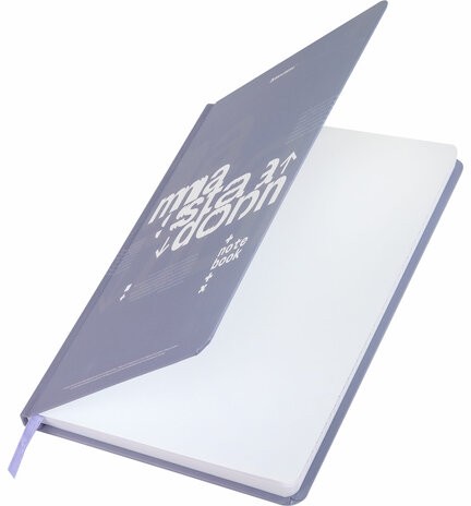 Блокнот с резинкой в клетку 96 л., А5 145х203 мм, твердая обложка, BRAUBERG, "Моноколор", 116318