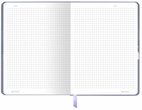 Блокнот с резинкой в клетку 96 л., А5 145х203 мм, твердая обложка, BRAUBERG, "Моноколор", 116318