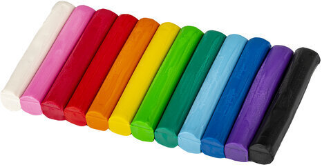 Пластилин со скалкой и формочками ЮНЛАНДИЯ 12 цв., 165 г, ВЫСШЕЕ КАЧЕСТВО,105859