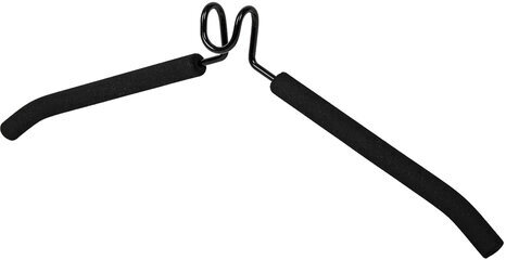 Вешалка-плечики трансформер 2 КОМПЛЕКТА (10 плечиков) металл с покрытием, черные, BRABIX, 880785