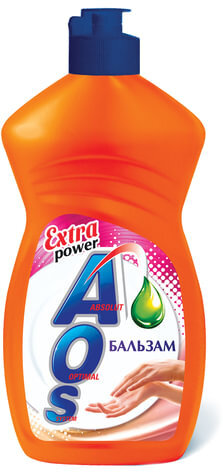 Средство для мытья посуды 450 мл, AOS "Бальзам", 1110-3