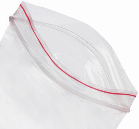 Пакеты с замком ZIP LOCK "зиплок", комплект 100 шт., 100х100 мм, ПВД, толщина 35 микрон, BRAUBERG, 606210