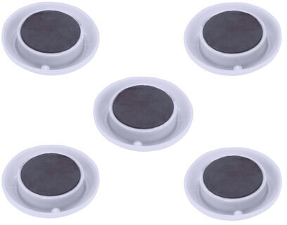 Магниты ОФИСМАГ 30 мм, НАБОР 5 шт., серые, 237474