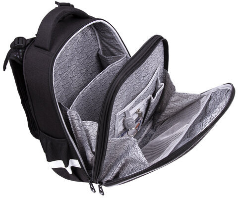 Ранец BRAUBERG LUMINOUS, 2 отделения, с брелоком, "Scorpio", СВЕТЯЩИЙСЯ РИСУНОК, 38х29х16 см, 271368