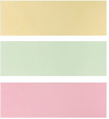 Закладки клейкие STAFF, ПАСТЕЛЬНЫЕ бумажные, 76х25 мм, 3 цвета х 100 листов, 129360