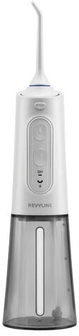 Ирригатор для полости рта REVYLINE RL 660, портативный, емкость резервуара 0,2 л, 2 насадки, белый