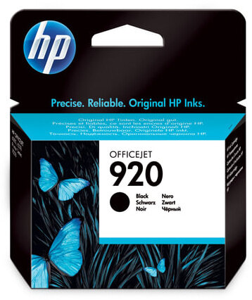 Картридж струйный HP (CD971AE) Officejet 6000/6500/7000, №920, черный, оригинальный, ресурс 420 стр.