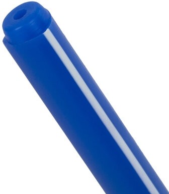 Ручка шариковая масляная STAFF Basic "OBP-320", СИНЯЯ, корпус голубой, узел 0,7 мм, линия письма 0,35 мм, 143023