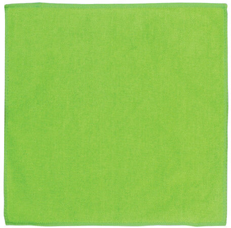 Салфетка универсальная, плотная микрофибра, 30х30 см, зеленая, 280 г/м2, ОФИСМАГ "Стандарт", 601259