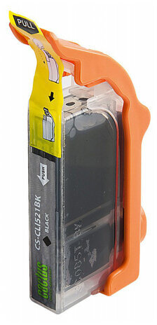 Картридж струйный CACTUS (CS-CLI521BK) для CANON Pixma MP540/630/980, черный фото