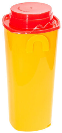 Контейнер для сбора отходов острого инструмента 1 л КОМПЛЕКТ 40 шт., желтый (класс Б), СЗПИ