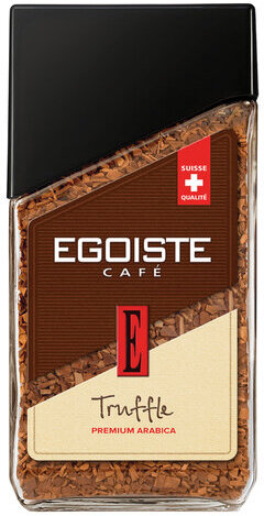 Кофе растворимый EGOISTE "Truffle", ШВЕЙЦАРИЯ, 95 г, стеклянная банка, EG10006005