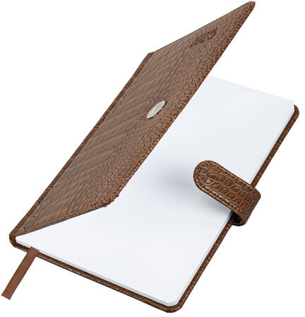 Еженедельник датированный 2025, А5, 145х215 мм, BRAUBERG "Party", под кожу, коричневый, 115967