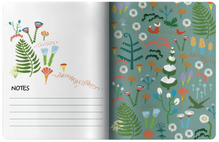 Тетрадь ЕВРО А5 40 л. BRUNO VISCONTI сшивка, клетка, Soft Touch, бежевая бумага 70 г/м, "FOX", 7-40-001/20