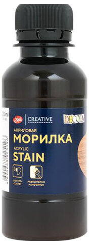Морилка акриловая "Декола", флакон 120 мл, грецкий орех, 25733440