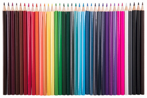 Карандаши цветные ПИФАГОР "Веселая такса", 36 цветов, классические, заточенные, 181809