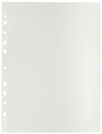 Папки-файлы перфорированные А4 ERICH KRAUSE "Fizzy Clear", КОМПЛЕКТ 100 шт., матовые, 30 мкм, 67330