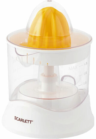 Соковыжималка для цитрусовых SCARLETT SC-JE50C02, 25 Вт, стакан 0,7 л, пластик, белый