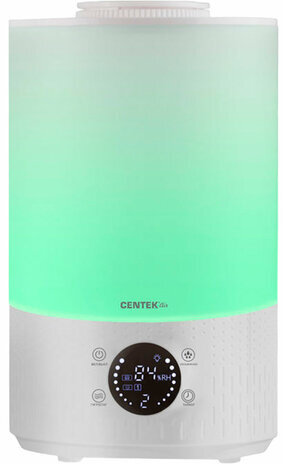 Увлажнитель воздуха CENTEK CT-5105, объем бака 4л, 25Вт, арома-контейнер, белый, CT-5104
