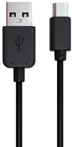Кабель USB-micro USB 2.0, 1 м, RED LINE, для подключения портативных устройств и периферии, черный, УТ000002814
