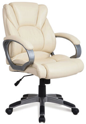 Кресло офисное BRABIX &quot;Eldorado EX-504&quot;, экокожа, бежевое, 531167