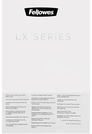 Уничтожитель (шредер) FELLOWES LX201, 5 уровень секретности, 2x12 мм, 12 листов, 22 л, белый, FS-50501