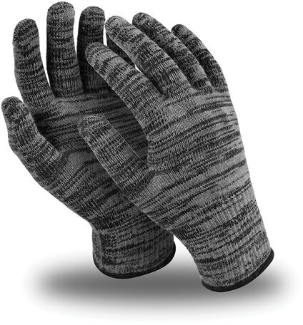 Перчатки шерстяные MANIPULA ВИНТЕР ЛЮКС, утепленные, размер 10, серые, TW-59/WG-702