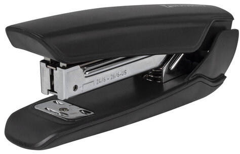 Степлер №24/6, 26/6 BRAUBERG "ULTRA", до 30 листов, с антистеплером, черный, 228756