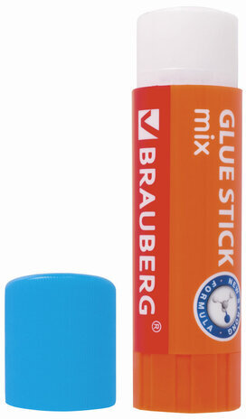 Клей-карандаш BRAUBERG MIX, 25 г, PVP основа, 229073