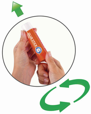 Клей-карандаш BRAUBERG MIX, 25 г, PVP основа, 229073