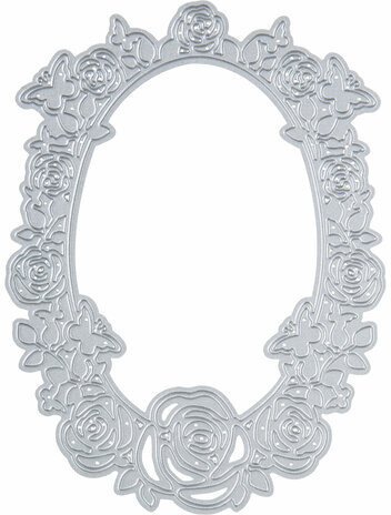 Нож "Рамка с розами" для Машинки для вырубки и тиснения ОС-5, 110х147,5 мм, ОСТРОВ СОКРОВИЩ, 663815, 861-124-015
