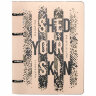 Тетрадь на кольцах А5 (180х220 мм), 80 л., под кожу, BRAUBERG VISTA, "Shed your skin", 112133