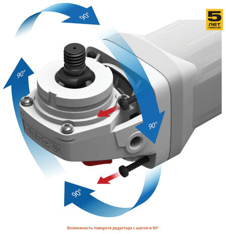 Машина шлифовальная угловая, 800 Вт, диск 125 мм, 11000 оборотов/мин, ЗУБР УШМ-125-800 М3