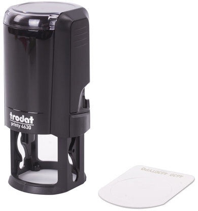 Оснастка для печатей, оттиск D=30 мм, синий, TRODAT 4630 PRINTY 4.0, подушка в комплекте, 80357