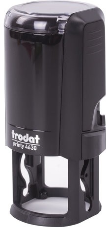 Оснастка для печатей, оттиск D=30 мм, синий, TRODAT 4630 PRINTY 4.0, подушка в комплекте, 80357