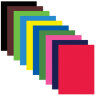 Картон цветной А4 немелованный, 50 листов 10 цветов, склейка, BRAUBERG, 200х290 мм, 113559