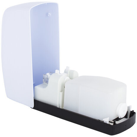 Дозатор для жидкого мыла LAIMA PROFESSIONAL ORIGINAL, НАЛИВНОЙ, 1 л, белый, ABS-пластик, 605782