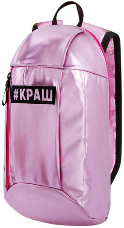 Рюкзак STAFF FASHION AIR компактный, блестящий, "КРАШ", розовый, 40х23х11 см, 270301
