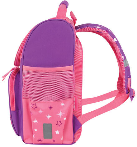 Ранец ПИФАГОР BASIC, 1 отделение, 3 кармана, эргономичная спинка, "Happy unicorn", 35х28х18 см, 271372